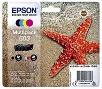 Inktcartridge Epson 603 T03U6 zwart + 3 kleuren