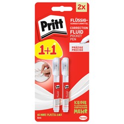 Correctiepen Pritt fluid 8ml blister a 1+1