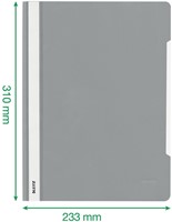 Snelhechter Leitz Standaard A4 gerecycled PP lichtblauw-3