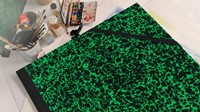 Tekenmap Canson Studio Annonay elastieksluiting 520x720mm groen-3