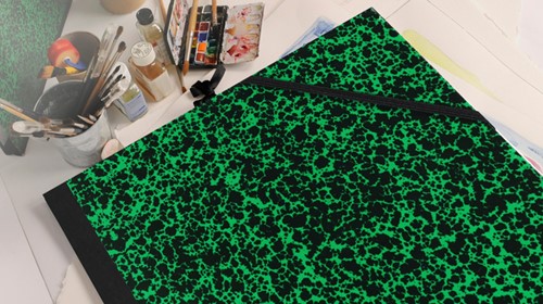 Tekenmap Canson Studio Annonay elastieksluiting 520x720mm groen-3
