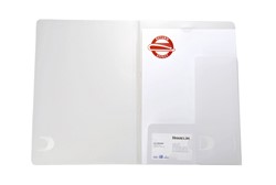 Offertemap Oxford A4 met insteektas 2 kleppen 0,5mm PP transparant