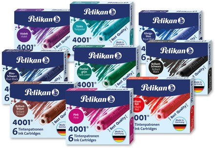 Inktpatroon Pelikan 4001 violet 6 stuks-2