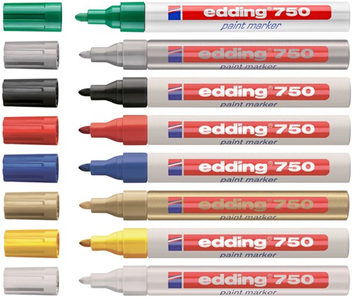 Paintmarker edding 750 op oliebasis 2-4mm groen-2