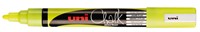 Krijtstift Uni-ball chalk rond 1.8-2.5mm fluor geel