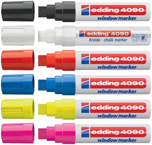 Krijtstift edding 4090 window schuin 4-15mm wit-3