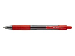 Gelschrijver PILOT G-2 + ijn rood