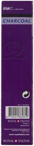 Houtskool Bruynzeel Design set à 5 stuks-2