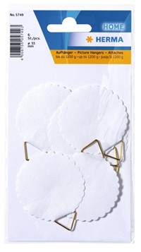 Hanghaakje HERMA 5749 55mm 6 stuks