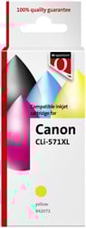 Inktcartridge Quantore alternatief tbv Canon CLI-571XL geel