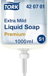 Handzeep Tork S1 Premium vloeibaar 1000ml gevoelige huid 420701