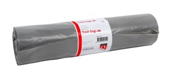 Afvalzak Quantore LDPE T50 60L grijs extra stevig 60x90cm rol à 25st