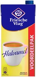 Koffiemelk Friesche Vlag halvamel 930ml