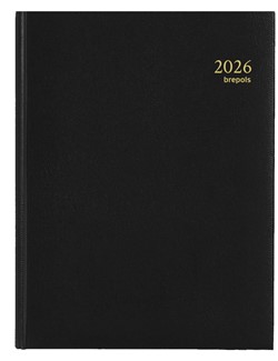 Agenda 2026 Brepols Timing Lima 7dagen/2pagina's viertalig zwart