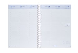 Agendavulling 2026 Brepols Timing 7dagen/2pagina's spiraal wit