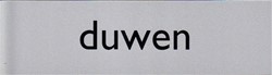 Infobord pictogram duwen 165x44mm