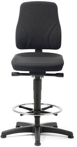 Bimos All-In-One Trend 3 Werkplaatsstoel met glijders en voetenring 9631