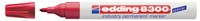 Viltstift edding 8300 industrie rond 1.5-3mm rood