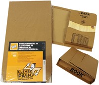 Wikkelverpakking CleverPack A4 zelfklevend bruin pak à 10 stuks-2