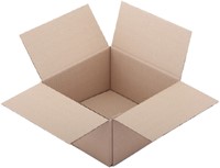 Amerikaanse vouwdoos CleverPack 200x200x110mm B-golf bruin 10 stuks
