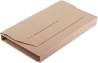 Wikkelverpakking CleverPack A4 zelfklevend bruin pak à 10 stuks
