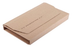 Wikkelverpakking CleverPack A4 zelfklevend bruin pak à 10 stuks