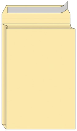 Envelop Quantore monsterzak 229x324x38mm zelfkl. creme 10 stuks