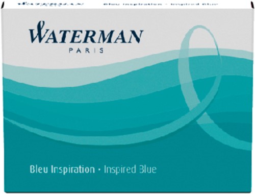 Inktpatroon Waterman internationaal zuidzee blauw
