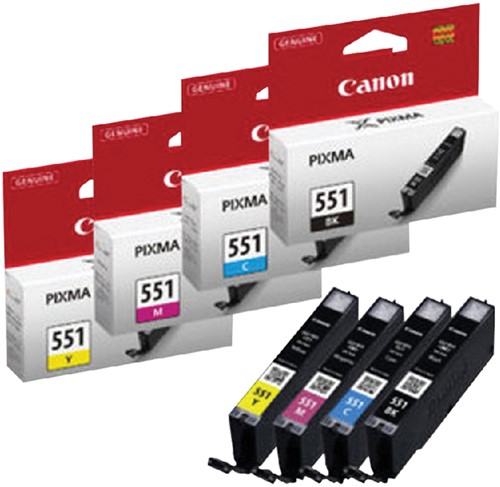 Inktcartridge Canon CLI-551 zwart-3