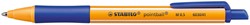 Balpen STABILO pointball 6030/41 medium blauw
