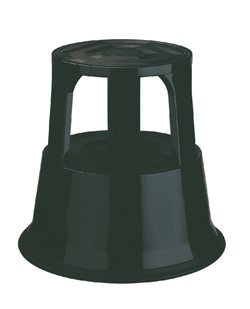 Opstapkruk Desq 420mm metaal zwart