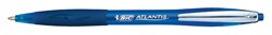 Balpen Bic Atlantis soft metalen clip clic medium blauw
