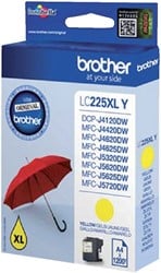 Inktcartridge Brother LC-225XLY geel