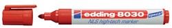 Viltstift edding 8030 NLS high-tech 1.5-3mm rood