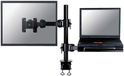 Laptoparm Neomounts D960 10-27" met klem zwart
