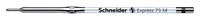 Balpenvulling Schneider Express 75 medium zwart