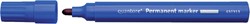 Permanent marker Quantore rond 1-1.5mm blauw