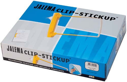 Bundelmechaniek Djois JalemaClip Stick-up geel zelfklevend 100 stuks
