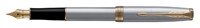 Vulpen Parker Sonnet stainless steel GT fijn