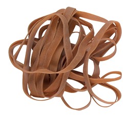 Elastiek Standard Rubber Bands 36 120x2.5mm 500gr 670 stuks bruin