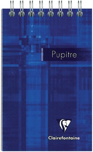 Notitieboek Clairefontaine Puptire 75x120mm spiraal lijn
