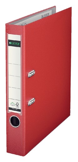 Ordner Leitz 1015 180° 50mm PP A4 rood