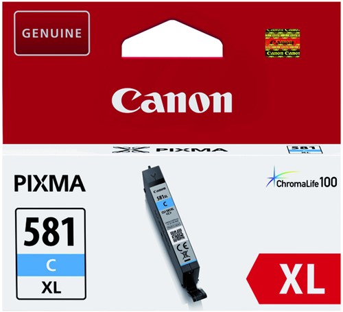 Inktcartridge Canon CLI-581XL blauw-3
