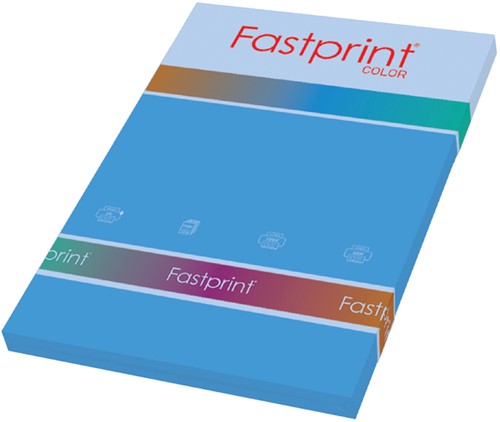 Kopieerpapier Fastprint A4 160gr diepblauw 50vel