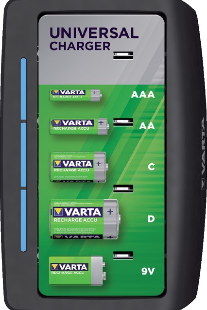 Dempsey iets steek Batterij oplader Varta Universeel exclusief batterijen bij Kantoor en Kopie