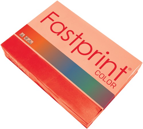 Kopieerpapier Fastprint A3 120gr felrood 250vel
