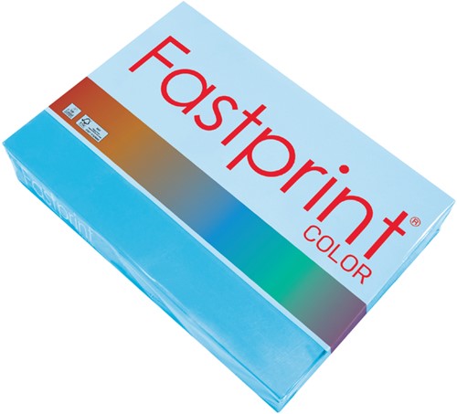 Kopieerpapier Fastprint A3 80gr azuurblauw 500vel