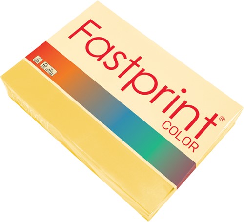 Kopieerpapier Fastprint A3 80gr diepgeel 500vel