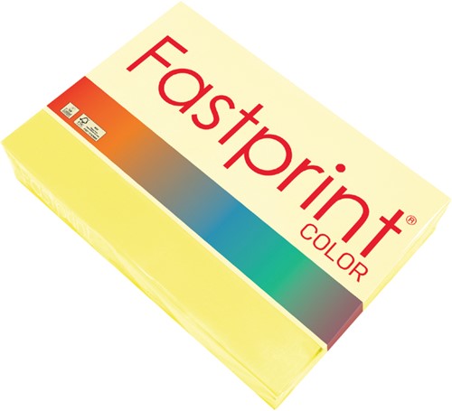 Kopieerpapier Fastprint A3 120gr zwavelgeel 250vel