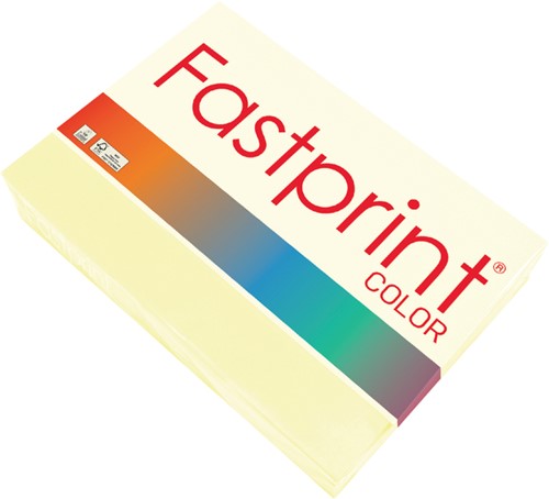 Kopieerpapier Fastprint A4 80gr vanille 500vel